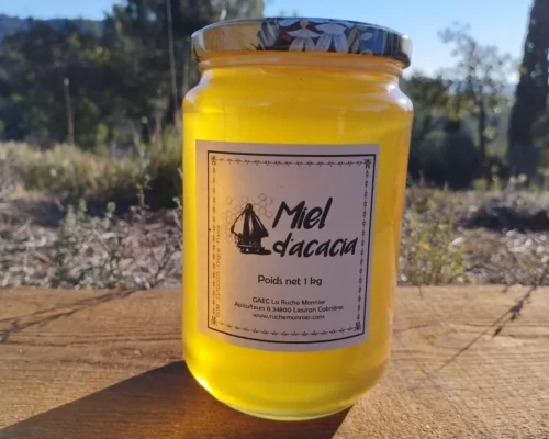 miel d'acacia 1kg la ruche monnier france