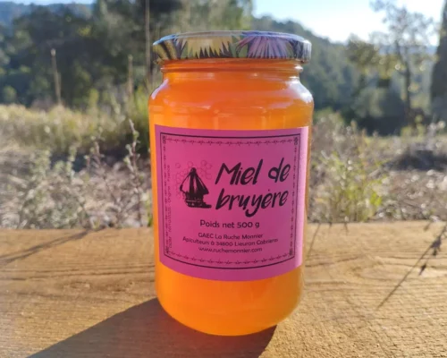 miel de bruyère 500g la ruche monnier france