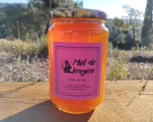 miel de bruyère 1kg la ruche monnier france