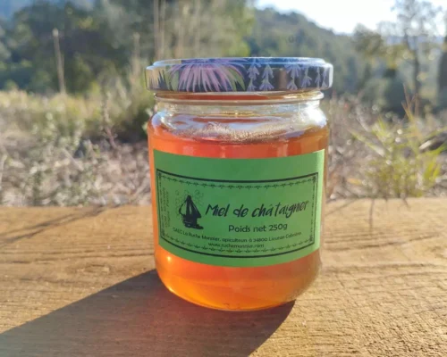miel de châtaignier 250g la ruche monnier france