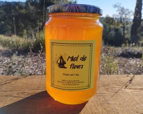 miel de fleurs pot 1 kg