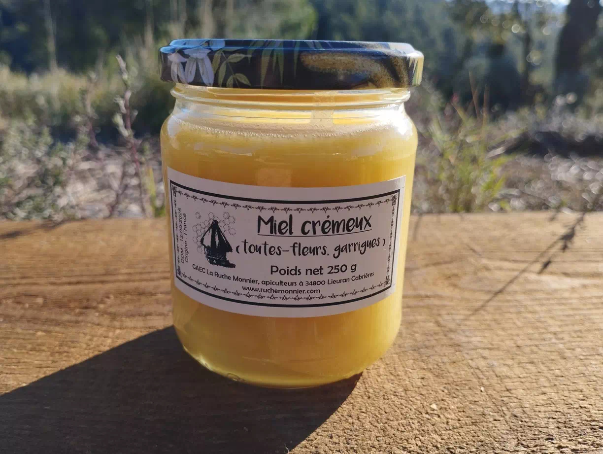 miel de garrigues 250g la ruche monnier france