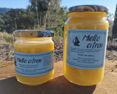 lot de miell'o citron la ruche monnier france