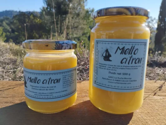 lot de miell'o citron la ruche monnier france