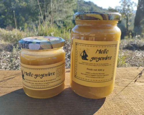 lot de miell'o gingembre la ruche monnier france