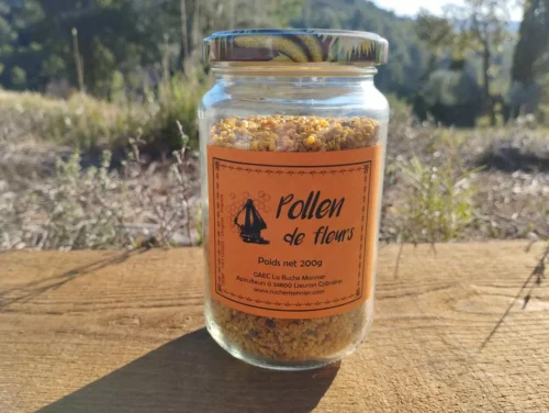 pollen de fleurs 200g la ruche monnier france