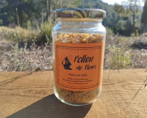 pollen de fleurs 200g la ruche monnier france