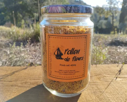 pollen de fleurs 400g la ruche monnier france
