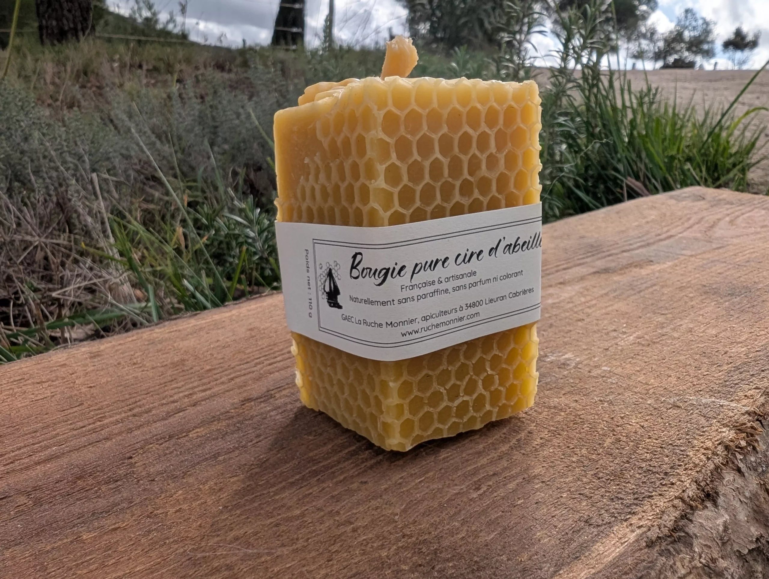 Bougie pure cire d'abeille – Image 5